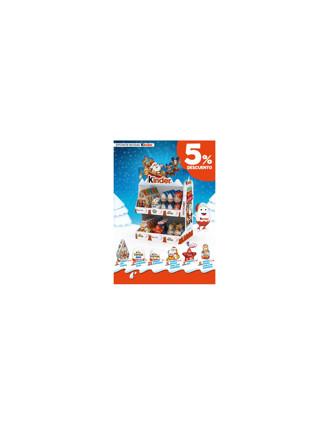 FERRERO/EXPOSITOR NAVIDAD 26-27 5%