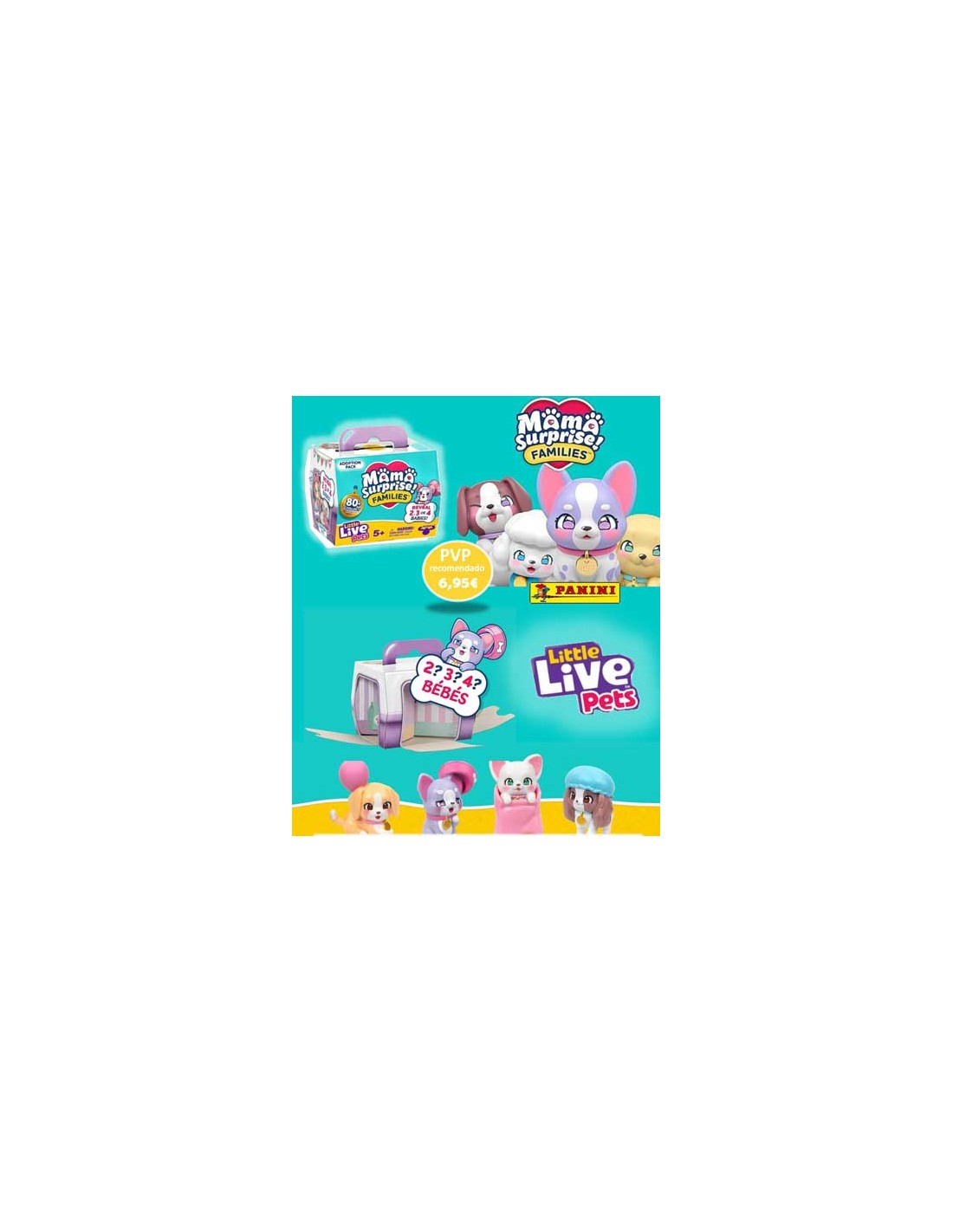 PANINI/LLP MAMA SURPRISE FAMILIES 6,95E 8 UND.