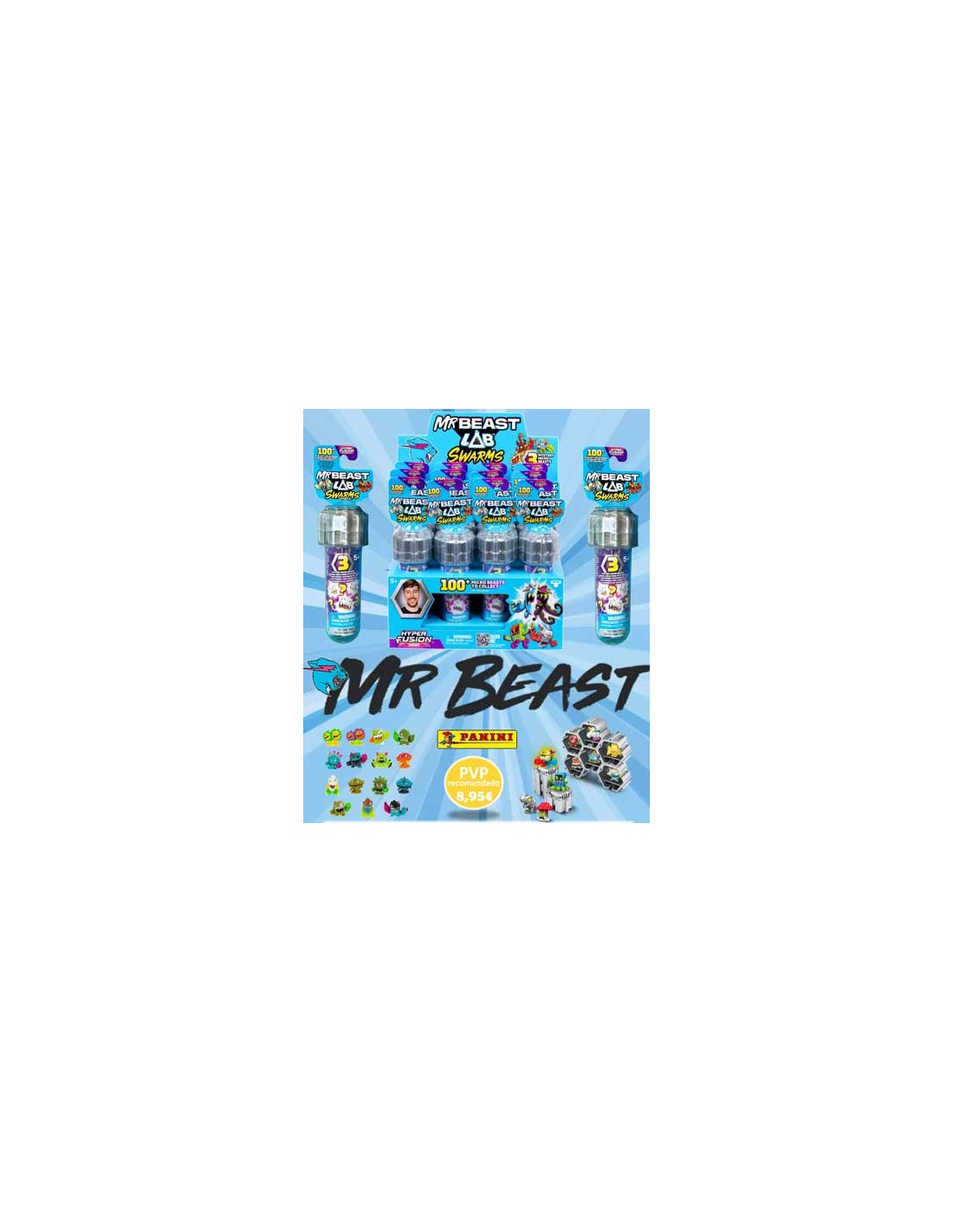 PANINI/MR. BEAST SINGLE TUBE 8,95 E - 12 UND.