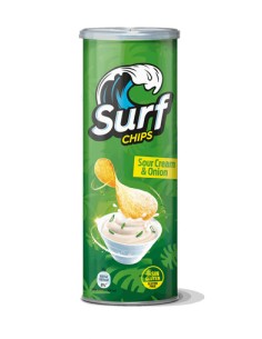 LEKK/SURF CHIPS SOUR CREAM 160 GRS. X 14 UND.