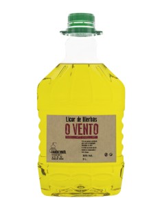 O VENTO PET LICOR HIERBAS 3 LITROS 28º C/4